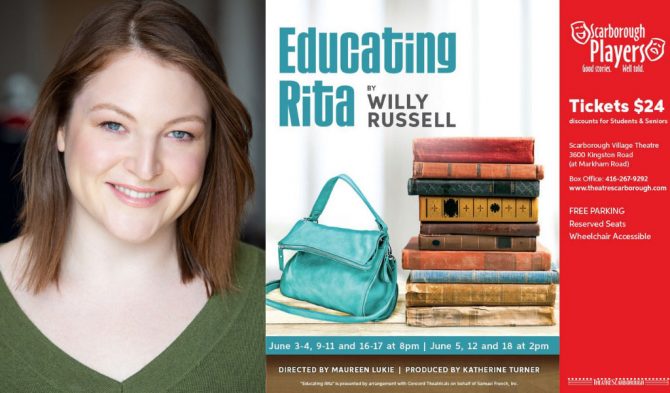 Alison Mullings playing the title role in Educating Rita
