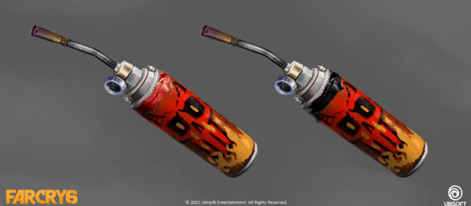Ubisoft's Far Cry 6 skeleton blowtorch artwork 