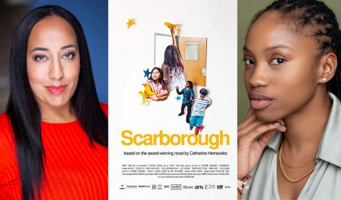 Toronto Film School's Mercedes Cardella and Kyisha Williams had acting roles in Scarborough