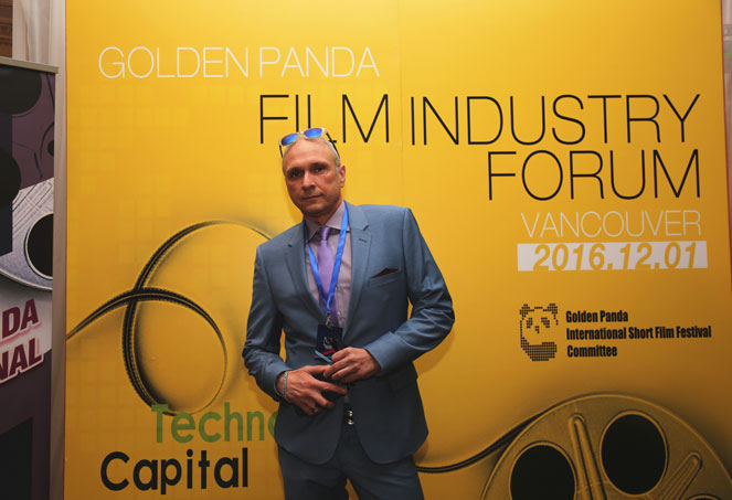 Christopher Lane Toronto Film School Golden Panda Industry Event