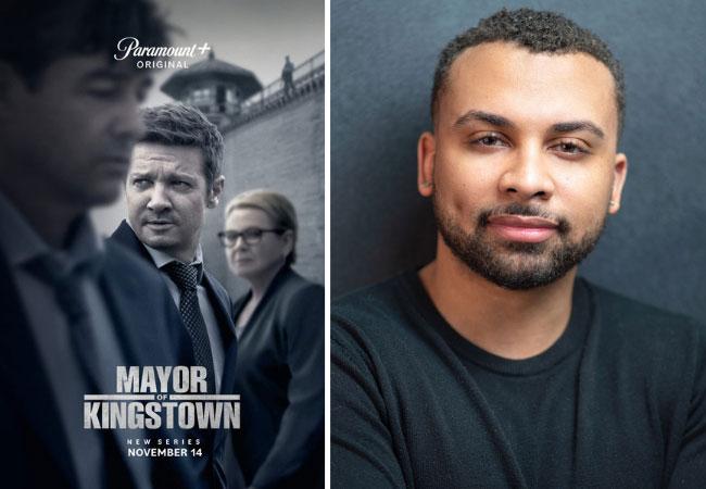 Trevor Belanger plays a gangster in Paramount+ Mayor of Kingstown