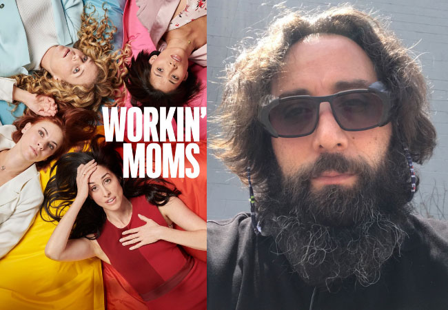 Working Moms poster and Mousa Ghodratifard