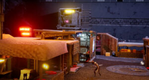 Screen capture image of the gameplay in VoidSpoken. 