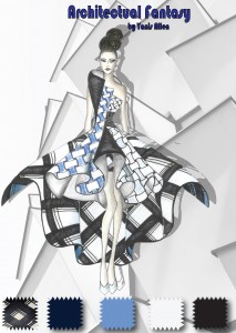 Yanis Allen's Scrubs Dress sketch.