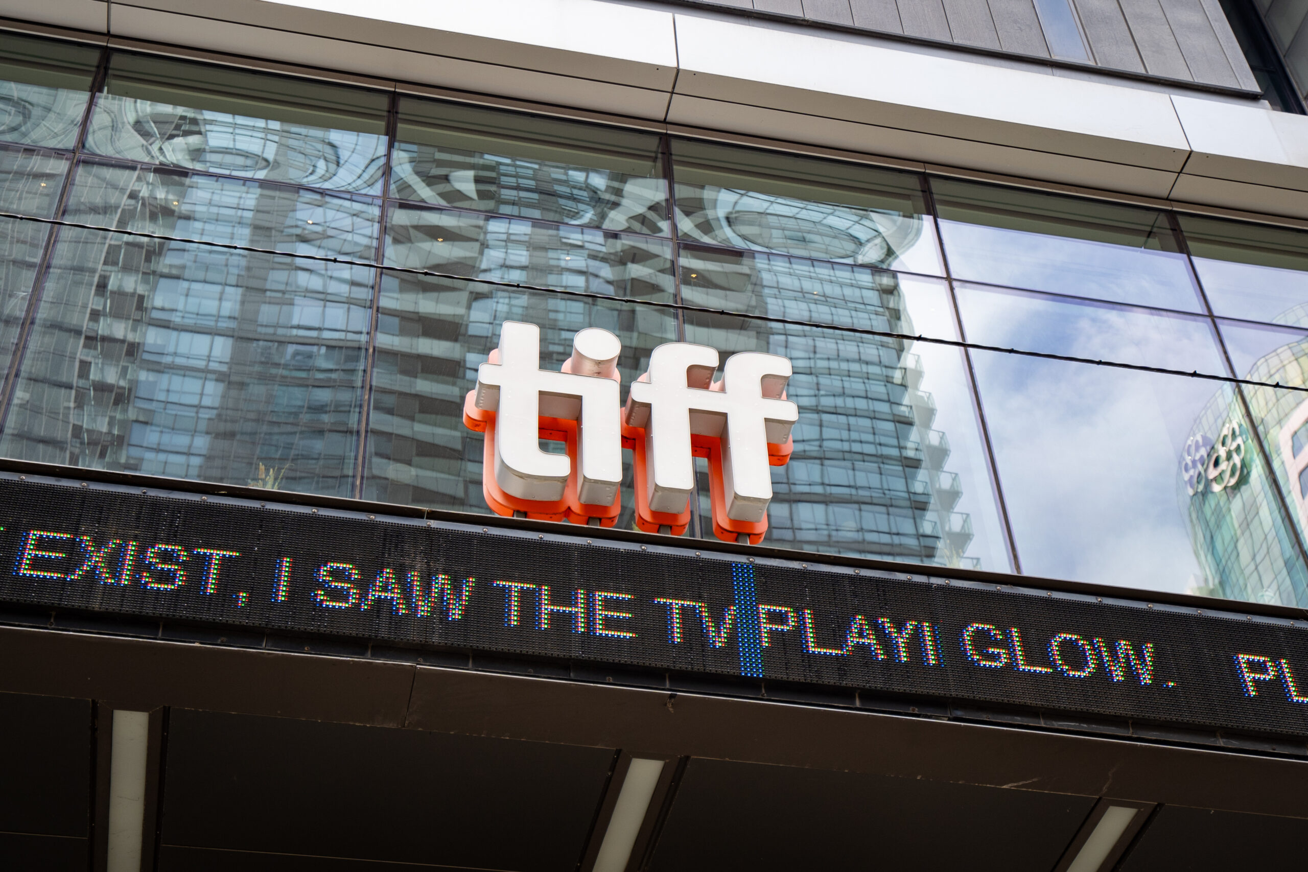 Image of exterior of TIFF Lightbox building. 