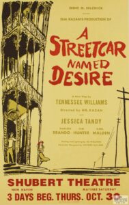 A Streetcar Named Desire poster.