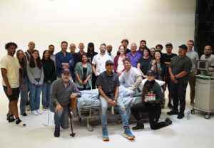 Olivia-Autumn Rennie with cast and crew of Becoming the Butterfly